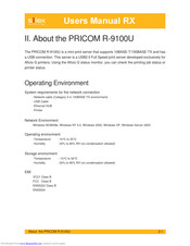 Silex technology PRICOM R-9100U User Manual