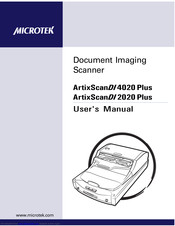 Microtek ArtixScanDI 2020 Plus User Manual
