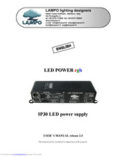 Lampo LED POWER RGB User Manual