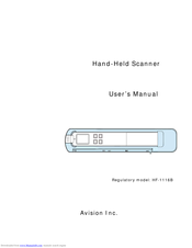 Avision HF-1116B User Manual