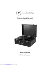 Innovative Technology ITRS-600BRN Operating Manual