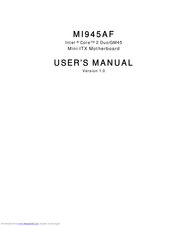 IBASE Technology MI945AF User Manual