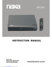 Naxa ND-851 Instruction Manual