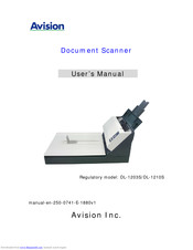 Avision DL-1203S User Manual