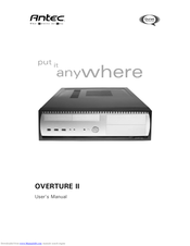 antec OVERTURE II User Manual