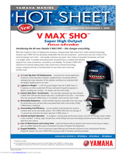 Yamaha V MAX SHO Hot Sheet