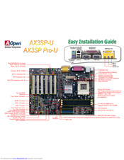Aopen AX3SP-U Easy Installation Manual