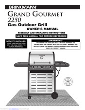 Brinkmann Grand Gourmet 2250 Owner's Manual