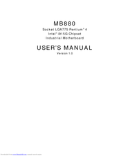 IBASE Technology MB880 User Manual