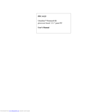Advantech PPC-S123 User Manual