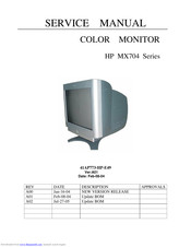 HP MX704 Series Service Manual