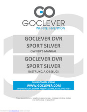 Goclever Sport Silver Owner's Manual