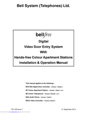 Bell System bell free Installation & Operation Manual