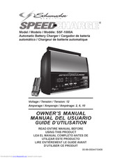 Schumacher Electric SSF-1000A Owner's Manual