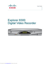 Cisco Explorer 8300 User Manual