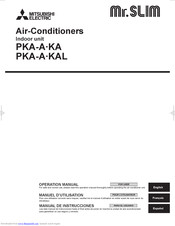 Mitsubishi Electric PKA-A KA Operation Manual