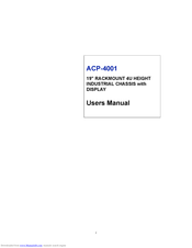 Advantech ACP-4001 User Manual