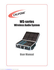 Califone WS-R User Manual