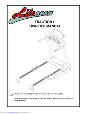 LifeSpan Traction II Owner's Manual