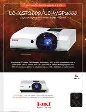 EIKI LC-WSP3000 Brochure & Specs