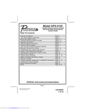 Prestige Prestige Platinum APS-510C Owner's Manual