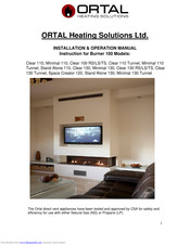 ORTAL Minimal 130 Tunnel Installation & Operation Manual