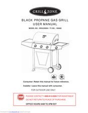 GrillZone SRGG30004 User Manual