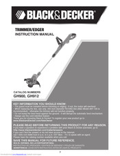 Black & Decker gH900 Instruction Manual