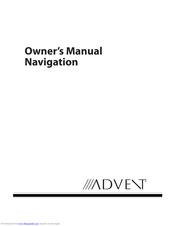 Advent Navigation Owner's Manual