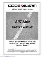 Code Alarm SRT 5500 Owner's Manual
