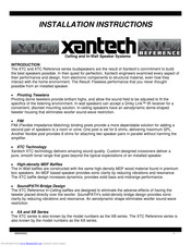 Xantech XA8C Installation Instructions Manual