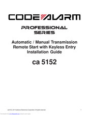 Code Alarm ca 5152 Installation Manual