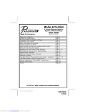 Audiovox APS-596C Owner's Manual