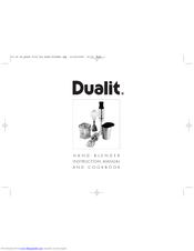 Dualit CC809 Instruction Manual