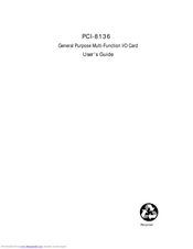 ADLINK Technology PCI-8136 User Manual