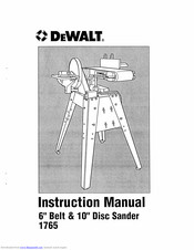 Dewalt 1765 Instruction Manual