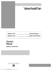 GSI Group Vane Axial Owner's Manual