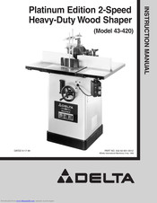 Delta Platinum Edition 43-420 Instruction Manual