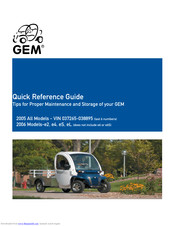 GEM eL 2006 Quick Reference Manual