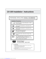 Code Alarm CA- 550 Installation Manual