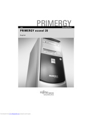 Fujitsu Siemens Computers PRIMERGY econel 20 Operating Manual
