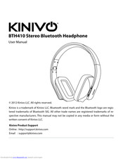 Kinivo BTH410 User Manual