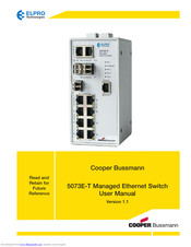 Cooper Bussmann 5073E-T User Manual