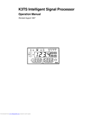 Omron K3TS Operation Manual