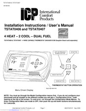 ICP TSTAT0407 Installation Instructions & User Manual