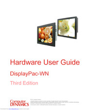 Computer Dynamics Third DisplayPac-WN Hardware User's Manual