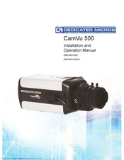 Dedicated Micros DM/CMVU500 Installation And Operation Manual