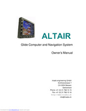 Triadis Engineering Altair Owner's Manual