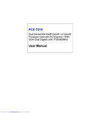 Advantech PCE-7210 User Manual