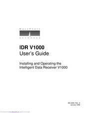 WavePhore Networks IDR V1000 User Manual